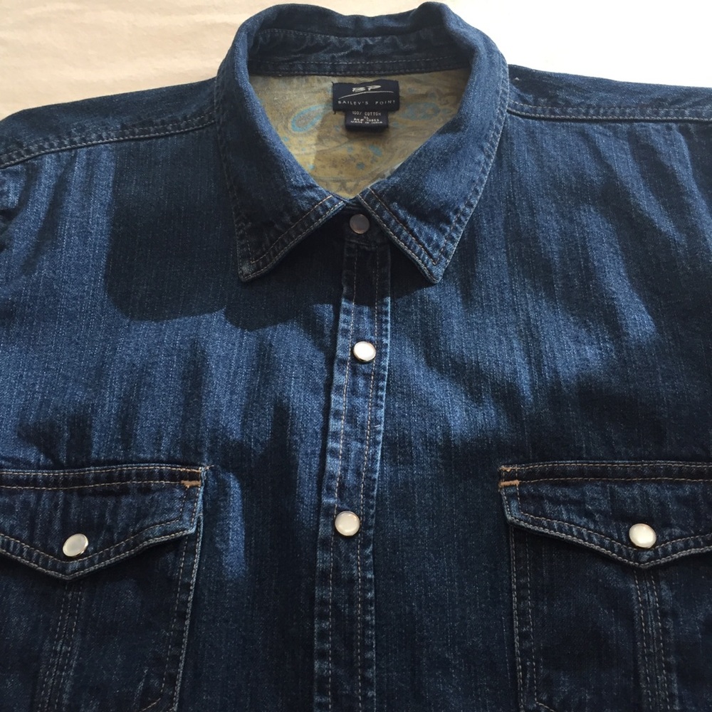 Baileys Point XL Denim Shirt - Picture 2 of 6